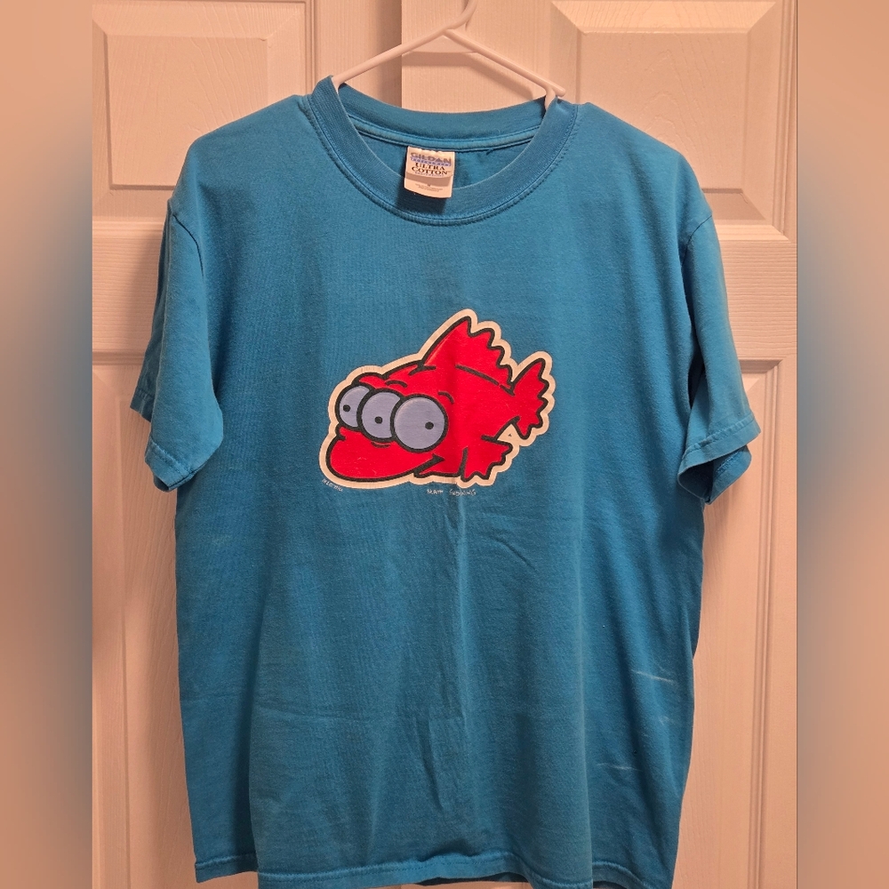Vintage 1999 The Simpsons Blinky Tee - 90s, Homer, Marge, Bart, VTG, 1990s, Y2K